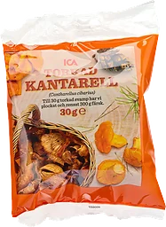 Kantarell Torkad