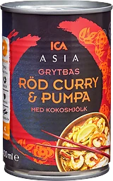 Röd curry & pumpa Grytbas