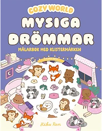 Mysiga drömmar : Målarbok med klistermärken