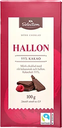 Chokladkakor Mörk choklad Hallon