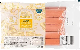Svensk kycklinggrillkorv