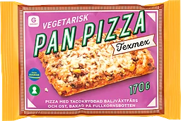 Texmex Pan Pizza Vegetarisk