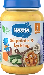 Sötpotatis & Kyckling Från 6 Månader