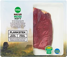 Flankstek Skivad Naturbeteskött