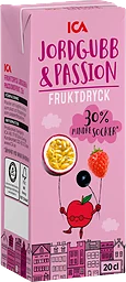 Fruktdryck Jordgubb & passionsfrukt