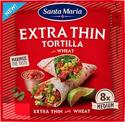 Tortilla Vete Extra Thin Medium 8-pack