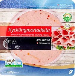 Kycklingmortadella