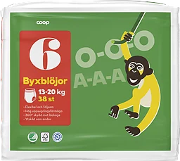 Byxblöjor 6 13-20 Kg