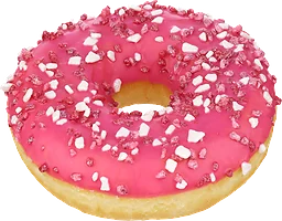 Donut Berry White 3-pack