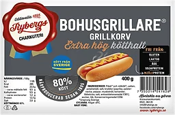 Bohusgrillare 80% Kötthalt Charkuteri