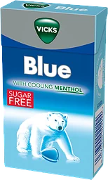 Blue Sugar Free Halstablett