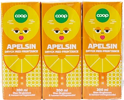 Fruktdryck Apelsin 3-pack