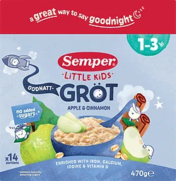 Godnatt Gröt Äpple & kanel 1-3 År