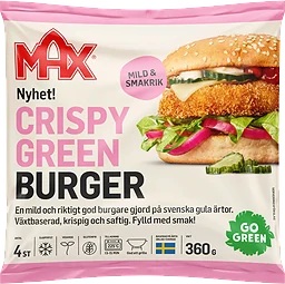 Crispy green burger