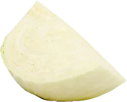 Vitkål delad