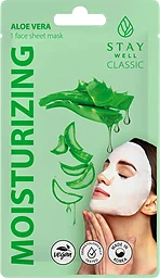 Ansiktsmask Classic Aloe Vera Mask 1-p