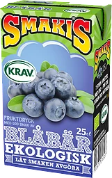 Fruktdryck Blåbär Eko