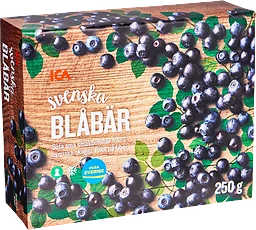 Blåbär Frysta