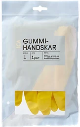 Gummihandskar L