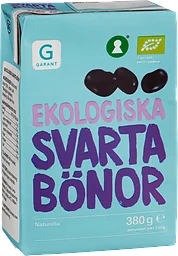 Svarta Bönor Ekologiska Naturella