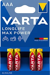 Batteri Longlife Max Power AAA 4-pack