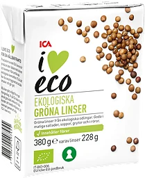 Gröna Linser 380g