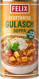 Vegetarisk Gulaschsoppa