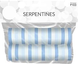 Serpentiner blå