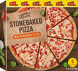 Stenugnspizza Margherita