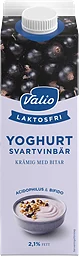 Laktosfri yoghurt svartvinbär