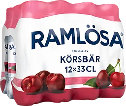 Körsbär 12p Kolsyrat Vatten Pet