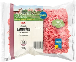 Lammfärs Färsk 20% frystinad