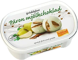 Gräddglass Päron & mjölkchoklad