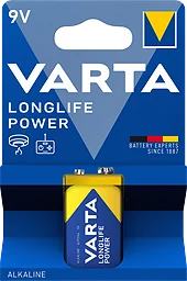 Longlife 9v Power Batteri