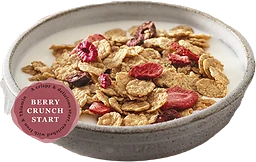 Glutenfria Flingor & röda bär
