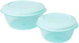 Förvaringsburkar Aqua 0,25/0,5l 2-p