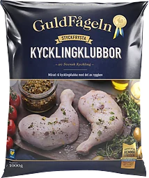 Kycklingklubbor mörade