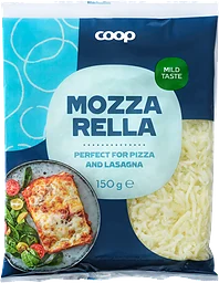Riven ost Mozzarella