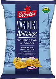 Västkust Nätchips Sourcream & Onion160g