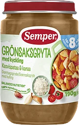 Barnmat Grönsaksgryta 8 Mån