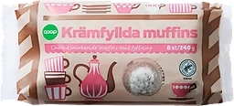 Chokladmuffins Krämfyllda 8-pack