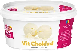 Gräddglass Vit choklad