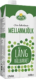 Mellanmjölk Lång Hållbarhet 1,5%