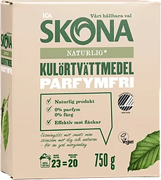 Kulörtvättmedel Parfymfri Ekologisk
