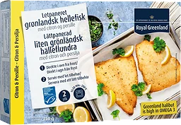 Hälleflundra panerad citron & persilja