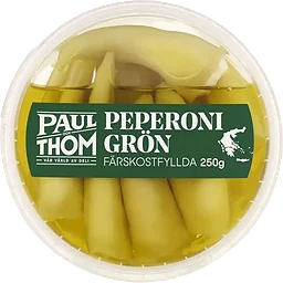 Peperoni Färskostfylld Gröna