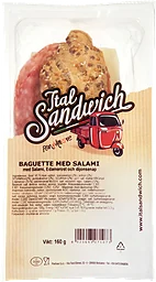 Fullkornsbaguette med Salami och Ost