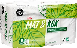 Hushållspapper Mat & kök 8-p Miljömärkt