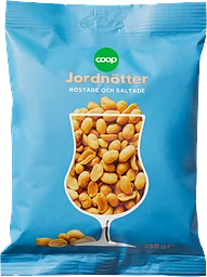 Jordnötter Saltade