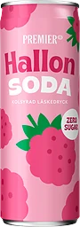 Hallonsoda Zero Läsk,burk